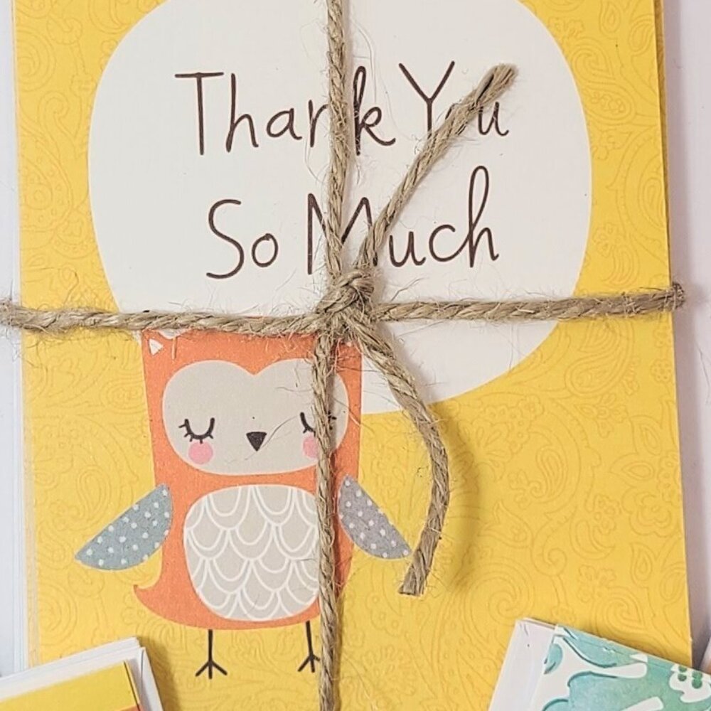 Butterfly Tin Gift Set – 87 Piece Bundle – Thank You Cards, Pens, Notebook, etc - Picture 9 of 11